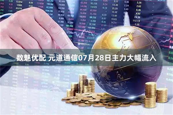 数魅优配 元道通信07月28日主力大幅流入